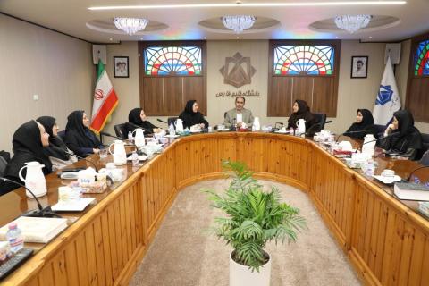 نخستین نشست دور جدید شورای بانوان دانشگاه خلیج فارس برگزار شد